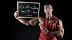 Naked Cleaners help with cleaning your kitchen